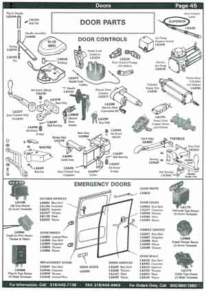 Door Control Parts for School Buses