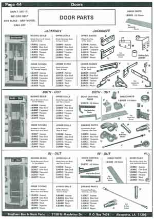 Entrance Door Parts for School Buses