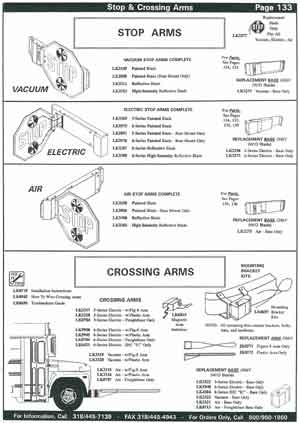 Thomas School Bus Crossing Arm Parts