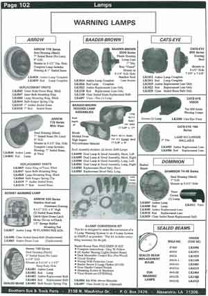 Warning Lamps for School Buses